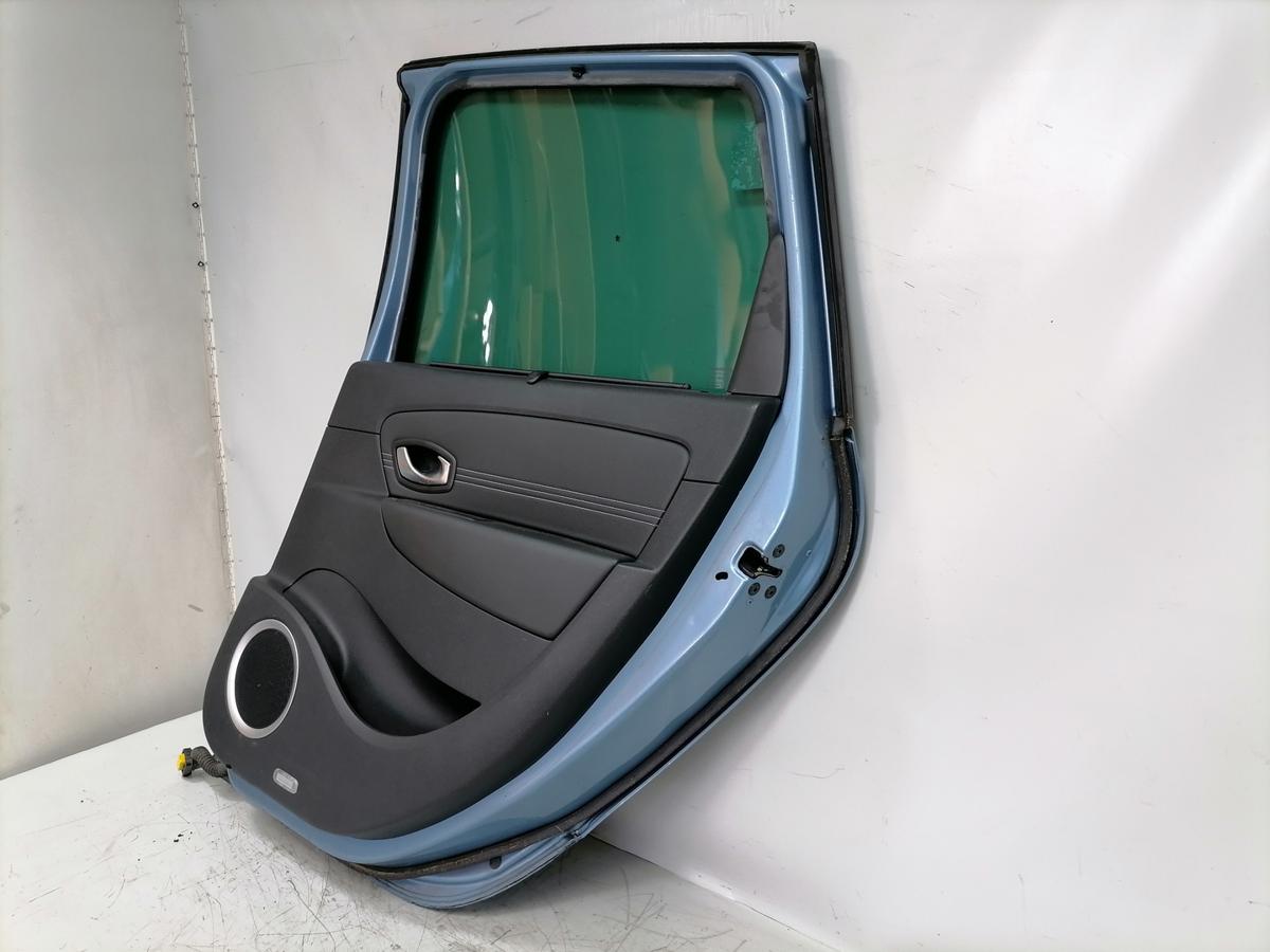 Renault Scenic 3 original T&uuml;r hinten rechts Terpa Hellblaumetallic Rohbau Bj.2011